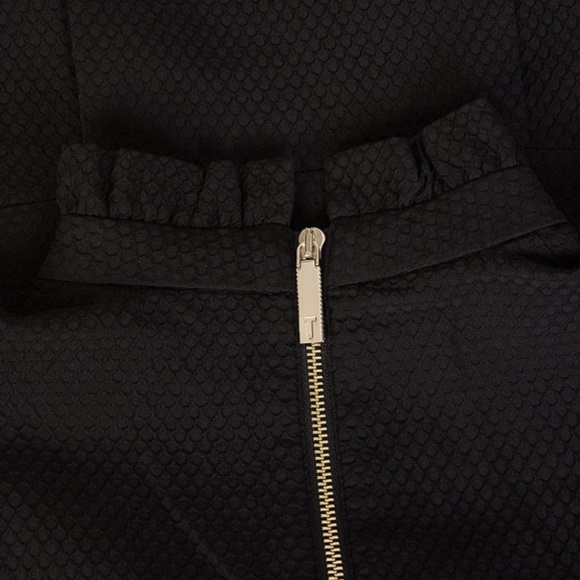 Ted Baker Bubbl Ruffled High-Neck Top - Picture 8 of 9